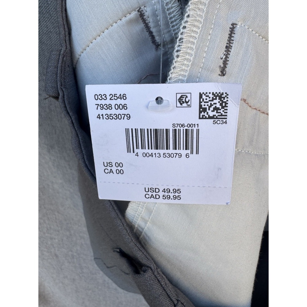 NWT American Eagle Sz 00 (24)  Gray High Rise Trouser Short - Picture 7 of 8